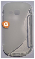 Capa em Silicone  S-CASE  Samsung S5292 Rex 90 Branca