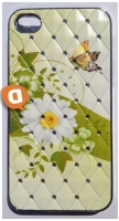 Capa Protetora Diamond  Margarida  Iphone 4, 4S com Brilhantes