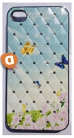 Capa Protetora Diamond  Borboleta  Iphone 4, 4S com Brilhantes