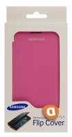 Capa Protetora Flip Book EF-FI950BPEGWW para Samsung i9500, i9505 Galaxy S4 Rosa Original em Blister