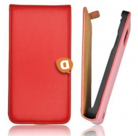 Capa Protetora Samsung i8190 Galaxy S3 Mini Flip Slim Vermelha