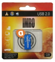 Pen Drive IMRO 8GB Usb 2.0 Preta em Blister