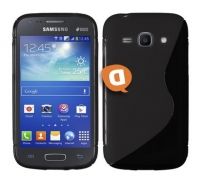 Capa Silicone  S-CASE  Samsung S7270 Galaxy Ace 3 Preta Opaca