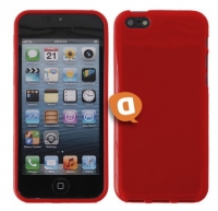 Capa em Silicone Iphone 5C Vermelha Opaca