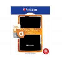 Disco Externo Verbatim 2.5 , USB 3.0, 5400 rpm Preto