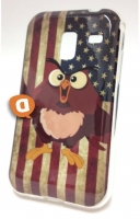 Capa Silicone Fashion  USA Bird  Samsung S7500 Ace Plus