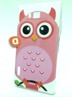 Capa Silicone Fashion  Pink Bird  LG L7