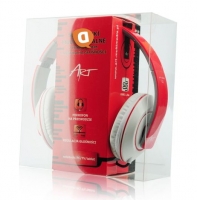 Headphones ART AP-59B 3.5mm Vermelho em Blister