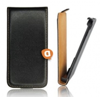 Capa Protetora  Flip Slim Vertical  Samsung S5310 Pocket Neo Flip Slim Preta