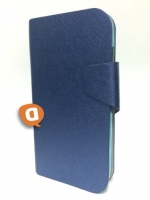 Capa Protetora  Flip Book Carteira  WIKO Cink Five Azul