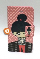 Capa Protetora  Flip Book Fashion Pink Girl  Iphone 4, Iphone 4S