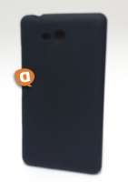 Capa em Silicone  Soft  Nokia Lumia 820 Preta Opaca