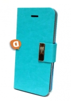 Capa Protetora  Flip Book Mit  Iphone 4, Iphone 4S Azul Claro em Blister