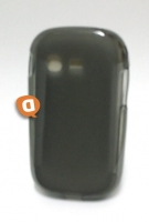 Capa em Silicone  Soft  Samsung Rex 70 S3802 Preta Transparente