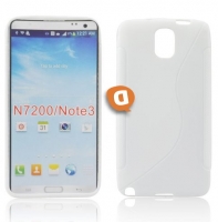 Capa Silicone  S-CASE  Samsung N9005 Galaxy Note 3 Branca Opaca
