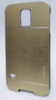 Capa Protetora Rigida Samsung Galaxy S5 Dourado Aluminio