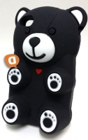 Capa Silicone 3D Samsung N9005 Note 3 Urso Preto