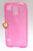 Capa em Silicone Super Slim Samsung Galaxy S5 Rosa Transparente