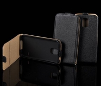 Capa  Flip Pocket Slim Vertical  Alcatel Pop C5 Preta