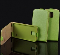 Capa  Flip Pocket Slim Vertical  Nokia Lumia 520 Verde
