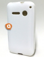 Capa em Silicone  Soft  Samsung G310 Ace Style Branca Opaca