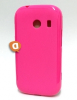 Capa em Silicone  Soft  Samsung G310 Ace Style Rosa Opaca