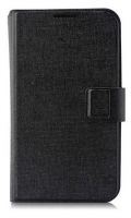 Capa Protetora Flip Book Universal Smatphone 5.0  Preta em Blister Fuzzion