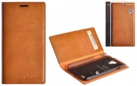 Capa Protetora  Flip Book  Samsung N9005 Galaxy Note 3 com porta cartões Camel em Blister