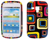 Capa Silicone Fashion  Design 1  Samsung S7560 Trend, S7562 S Duos