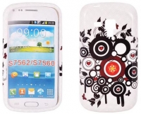 Capa Silicone Fashion  Design 2  Samsung S7560 Trend, S7562 S Duos