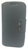 Capa em Silicone  Flip Book  Samsung G310 Ace Style Preta
