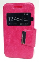 Capa Protetora  Flip Book com Janela  Vodafone Smart Mini OT-4010 Rosa