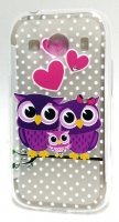 Capa Silicone Fashion  Birds  Samsung Galaxy Ace 4 LTE (Samsung G357)