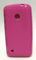 Capa em Silicone  Soft  Nokia Lumia 530 Rosa Opaca