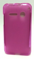 Capa Silicone  Soft  Vodafone Smart 4 Mini OT-785 Rosa Transparente