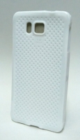 Capa em Silicone  Squares  Samsung Galaxy Alpha Branca Opaca (Samsung G850)