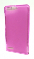 Capa Silicone  Soft  Huawei G6 Rosa Transparente