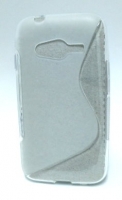 Capa em Silicone  S-CASE  Samsung Ace Style Branca Transparente (Samsung G310)