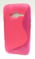 Capa em Silicone  S-CASE  Samsung Ace Style Rosa Transparente (Samsung G310)