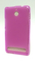 Capa em Silicone  Soft  Sony Xperia E1 Rosa Transparente