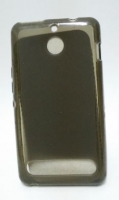 Capa em Silicone  Soft  Sony Xperia E1 Preta Transparente