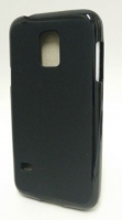 Capa Silicone  Soft  Samsung Galaxy S5 Mini (Samsung G800) Preta Opaca