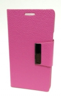 Capa  Flip Book  Wiko Darkfull Rosa em Bulk