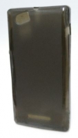 Capa Silicone  Soft  Sony Xperia M (C1905) Preto Transparente