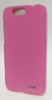 Capa Silicone  Squares  Huawei G7 Ascend Rosa Opaca