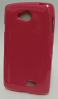 Capa em Silicone LG F60 (LG D390) Rosa Opaco