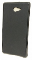 Capa em Silicone  SOFT  Sony Xperia M2 (D2303, D2305, D2306) Preta Opaca