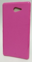 Capa em Silicone  SOFT  Sony Xperia M2 (D2303, D2305, D2306) Rosa Opaca
