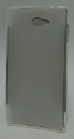 Capa em Silicone  SOFT  Sony Xperia M2 (D2303, D2305, D2306) Branca Transparente