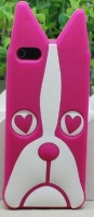 Capa Silicone 3D Samsung G900 Galaxy S5 Rosa (Dog) (Samsung S5)